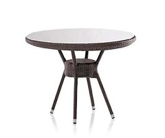 London Rattan Masa Yuvarlak