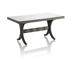 Polo Rattan Masa Dikdörtgen