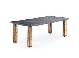 Nest Rattan Masa Dikdörtgen