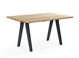 Flow Teak & Irocco Masa Dikdörtgen