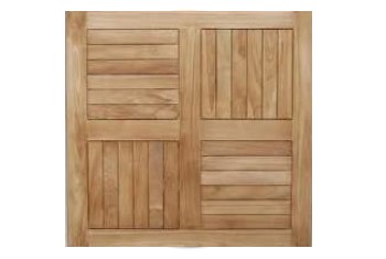 Teak & Irocco Masa Tablaları Kare